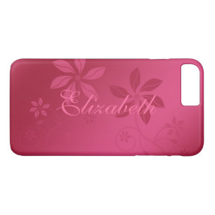 Abstrakter, rosafarbener Individuelle Name Case-Mate iPhone Hülle