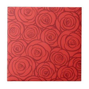 Abstrakter Rosen-Hintergrund Fliese