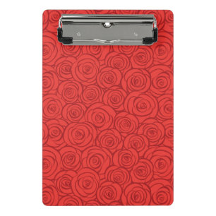 Abstrakter Rosen-Hintergrund Mini Klemmbrett