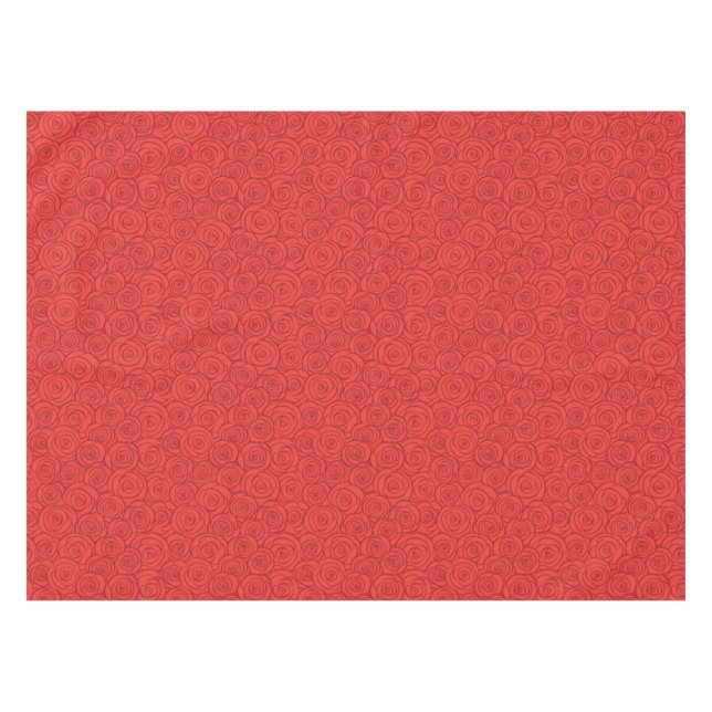 Abstrakter Rosen-Hintergrund Tischdecke (Vorderseite (Horizontal))
