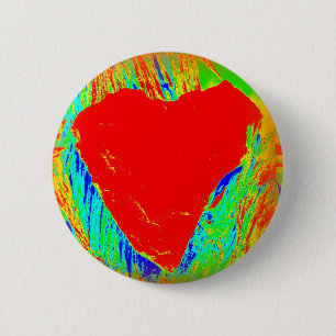 abstrakter roter Knopf Button
