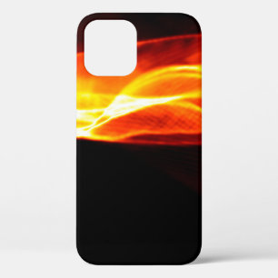 Abstrakter roter Rauch Feuer über schwarzem Hinter Case-Mate iPhone Hülle