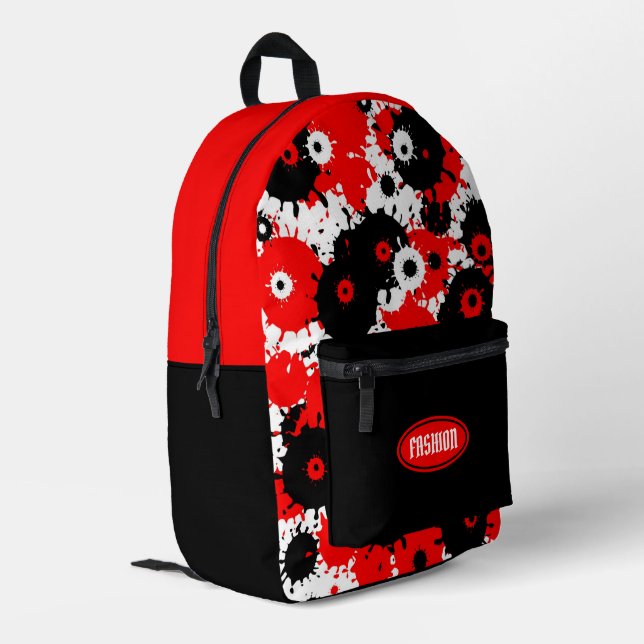 Abstrakter Rucksack (Rückseitige Ecke links)