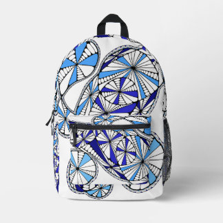 Abstrakter Rucksack für geometrisches Blut