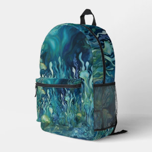Abstrakter Rucksack für Unterwasserfantasie
