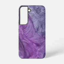 Abstrakter Samsung Case - Texturierter lila Strude