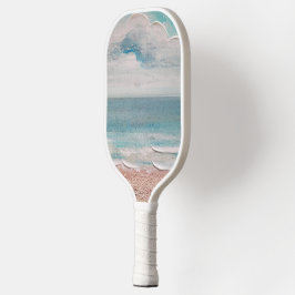 Abstrakter Sand Pickleball Schläger