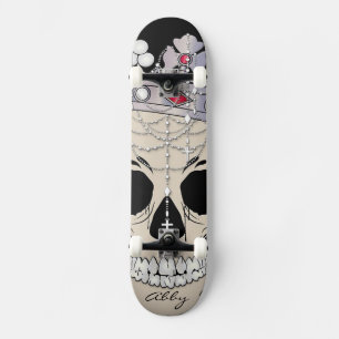 Abstrakter Schädel Skateboard