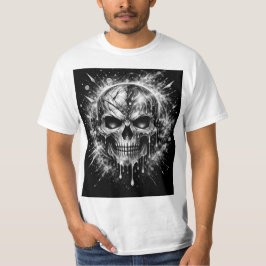 Abstrakter Schädel T-Shirt