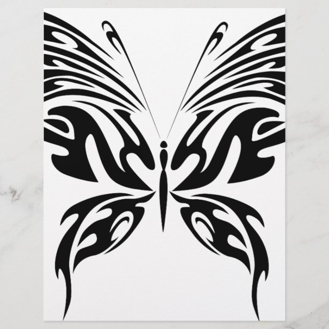 Abstrakter Schmetterling (Vorderseite)