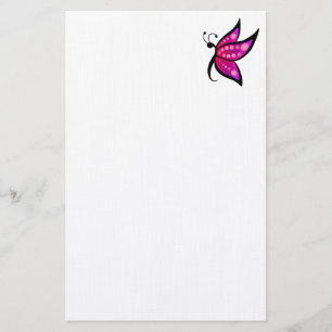 Abstrakter Schmetterling Briefpapier