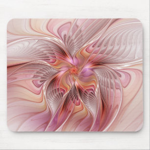 Abstrakter Schmetterling Bunte Fantasy-Fraktal-Kun Mousepad