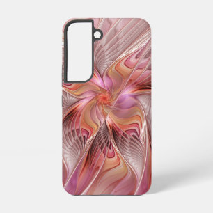Abstrakter Schmetterling Bunte Fantasy-Fraktal-Kun Samsung Galaxy Hülle