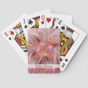 Abstrakter Schmetterling Bunter Fantasy Fraktal Na Spielkarten