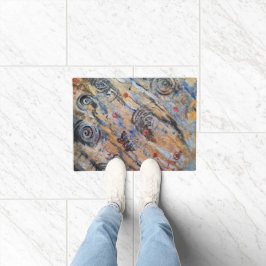 Abstrakter Schmetterling Fußmatte