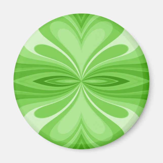 Abstrakter Schmetterling Magnet (Vorne)