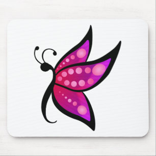 Abstrakter Schmetterling Mousepad