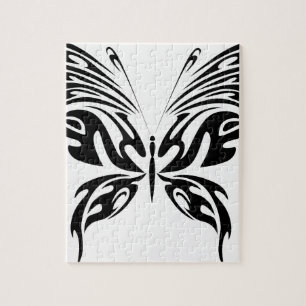 Abstrakter Schmetterling Puzzle