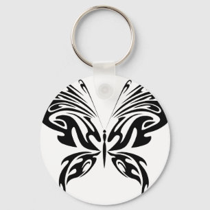 Abstrakter Schmetterling Schlüsselanhänger