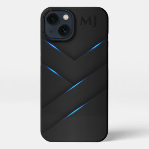 Abstrakter schwarzer Stahl Alle Optionen iPhone 13 Hülle