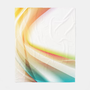 Abstrakter Schwenk 2 Fleecedecke