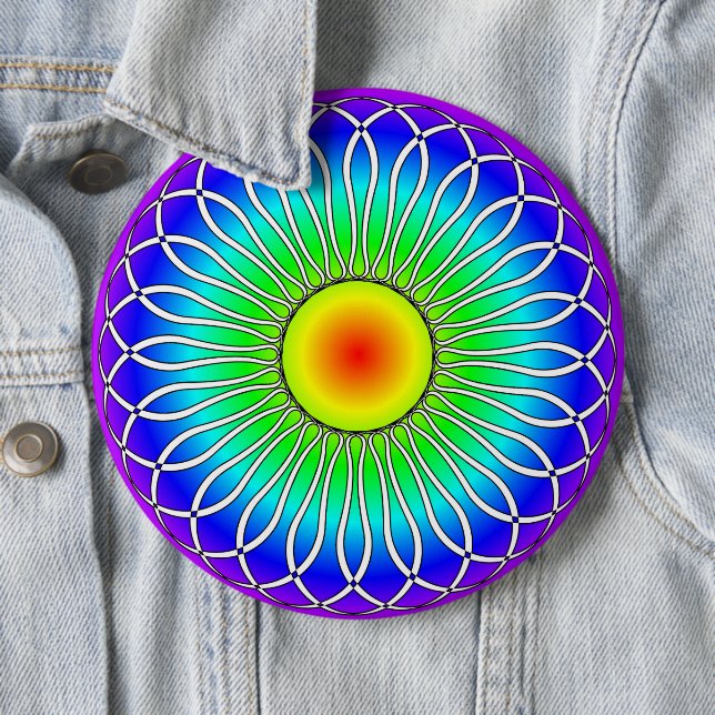 Abstrakter Sonnenaufgang Button (Beispiel)