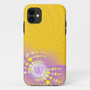 Abstrakter Sonnenschein-Wirbel iPhone Case-Mate Hülle