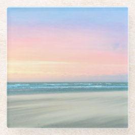 Abstrakter Sonnenuntergang in Den Haag Glasuntersetzer