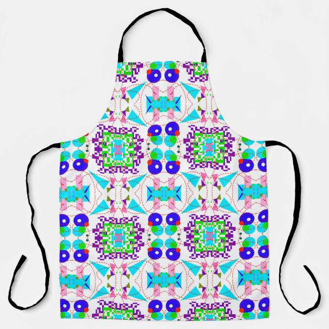 Abstrakter Spaß. Farbformate pattern.abs Schürze (Vorderseite)