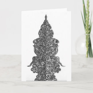 Abstrakter Spiegelentwurf Karte