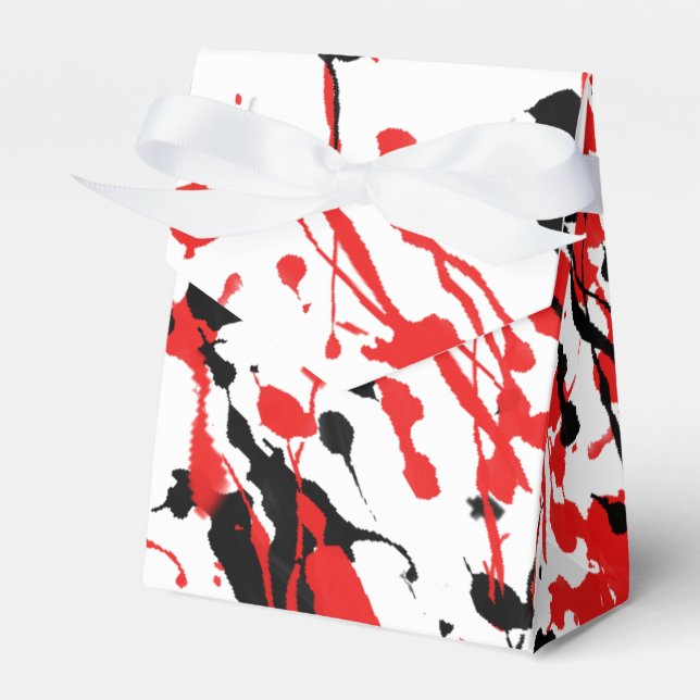 Abstrakter Splash und Tropfen Geschenkschachtel (Vorderseite)