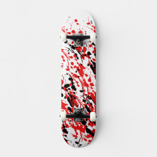 Abstrakter Splash und Tropfen Skateboard