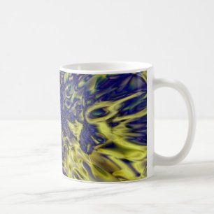 Abstrakter Splint-Hintergrund Kaffeetasse