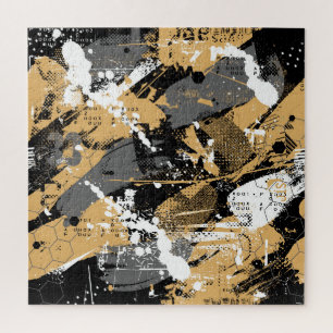 Abstrakter Sport, Graffiti-Stil Puzzle