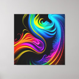 Abstrakter Spritzer Malerei Canvas Leinwanddruck