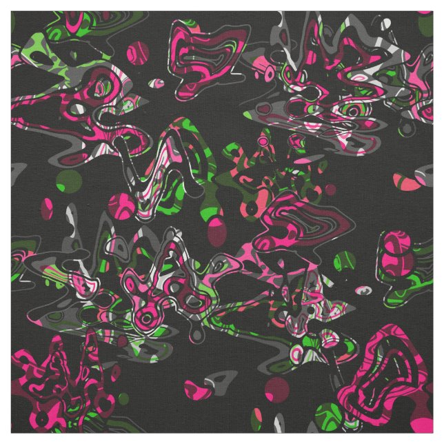 Abstrakter Spritzer Pinsel modern im Designstil Stoff (Muster)