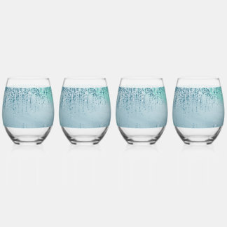 Abstrakter Spritzglas Tumbler Trinkglas Weinglas Ohne Stiel