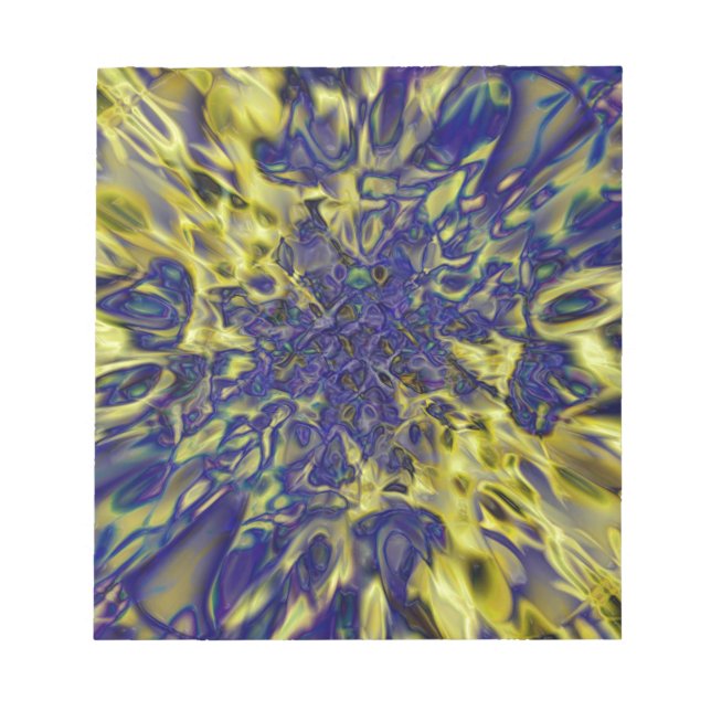Abstrakter Spritzhintergrund Notizblock (Vorderseite)