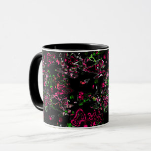 Abstrakter Spritzpinsel modern stilvoll modebewuss Tasse