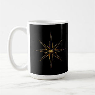 Abstrakter Star-Linie Kaffeetasse