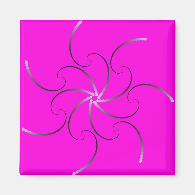 Abstrakter Star Magnet (Vorne)