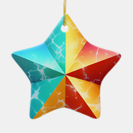 Abstrakter Star Moderne Kunst Keramik Ornament