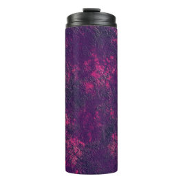 Abstrakter Stein Marmor mit Marinestextur, rosa vi Thermosbecher