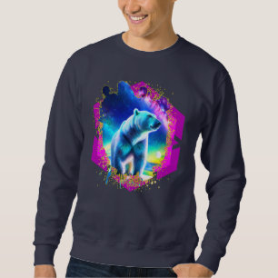 Abstrakter Stellar-Bär Sweatshirt