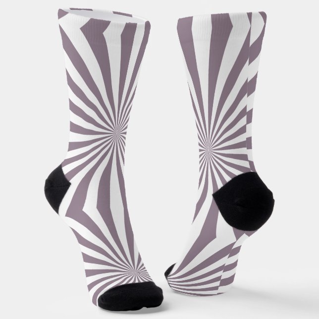Abstrakter Sternenexplosions-Thunder_Cove Socken (Gewinkelt)