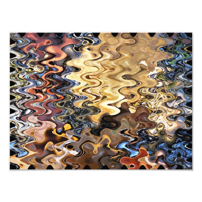 ABSTRAKTER STRAND FOTODRUCK (Vorne)