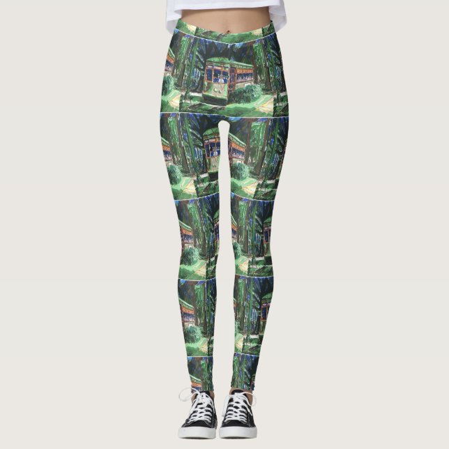 Abstrakter Straßenbahnstil, Leggings (Vorderseite)