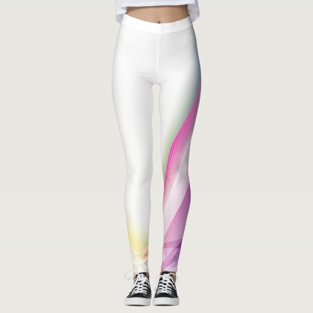 Abstrakter Strudel 1 Leggings (Vorderseite)