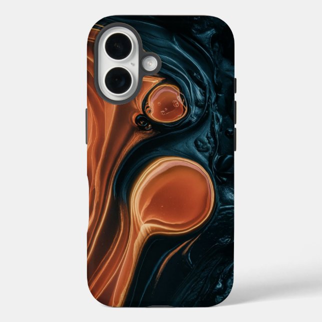 Abstrakter Strudel Case-Mate iPhone Hülle (Rückseite)
