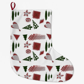 Abstrakter Strumpf Großer Weihnachtsstrumpf